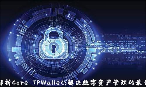 
全面解析Core TPWallet：解决数字资产管理的最佳选择